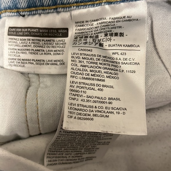 Levi’s Men’s Jeans, Machine Washed, Men’s Size 34x30, Model 512, Cotton, Tapered - Picture 10 of 10